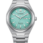 Citizen Eco-Drive AW0130-85M men's wristwatch – stainless steel solar-powered analog watch with brown leather strap, TopTime Shop Kenya