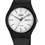 Q&Q A212J001Y men’s wristwatch – classic analog watch with gold‑tone case and black dial, TopTime Shop Kenya