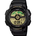 Casio AE‑1100W‑1BVSDF world-time digital watch – black resin strap, men’s watch Kenya