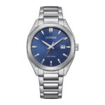 Citizen Eco-Drive BM7620-83L men's wristwatch – stainless steel solar-powered analog watch with black leather strap, TopTime Shop Kenya