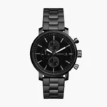 Fossil BQ2845 Rhett Multifunction Black men’s wristwatch – black stainless steel case and bracelet with black sunray dial, TopTime Shop Kenya