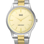 Q&Q C10A‑003PY men’s wristwatch – classic analog watch with black dial and rose‑gold case, TopTime Shop Kenya
