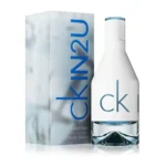 Calvin Klein CK IN2U unisex eau de toilette – clear minimalist bottle with modern angular design, fresh citrus‑woody fragrance, TopTime Shop Kenya