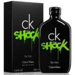 Calvin Klein CK One Shock unisex eau de toilette – bold red and clear bottle with fresh spicy‑woody fragrance, TopTime Shop Kenya