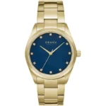 Obaku Chili Beryl women’s wristwatch – gold stainless steel link bracelet with blue dial and minimalist design, TopTime Shop Kenya