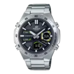 Casio EFV‑C110D‑1A3VDF analog‑digital chronograph watch – black dial with brown leather strap, men’s watch Kenya