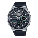 Casio EFV‑C110L‑1AVDF analog‑digital wristwatch – black dial silver case men’s watch Kenya