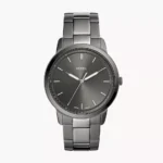 Fossil FS5459 men’s wristwatch – stainless steel case with black dial and brown leather strap, TopTime Shop Kenya
