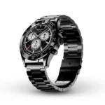 HiFuture GoPro2 Black smartwatch – premium 1.32″ AMOLED touchscreen with Bluetooth calling, health & fitness tracking, stainless steel case and black strap, TopTime Shop Kenya