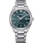 Citizen Eco-Drive BM7620-83X men's wristwatch – stainless steel solar-powered analog watch with black leather strap, TopTime Shop Kenya
