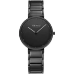 Obaku Klip Lille Dark ladies’ wristwatch – dark stainless steel link bracelet with black dial and minimalist design, TopTime Shop Kenya