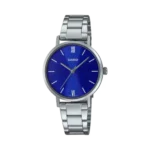 Casio LTP-VT02D-2AUDF analog women’s watch – silver band, blue dial classic watch Kenya