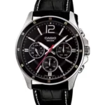 Casio MTP-1374L-1AVDF analog watch – white dial with brown leather strap, men’s watch Kenya