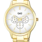 Q&Q A01A‑005PY men’s wristwatch – analog watch with rose‑gold case and black dial, TopTime Shop Kenya