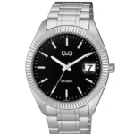 Q&Q A476J202Y men’s wristwatch – classic analog watch with silver and black dial, TopTime Shop Kenya