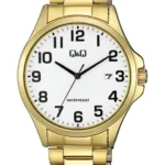 Shop the Q&Q A480J004Y men’s quartz watch — reliable timekeeping with classic design. Buy online in Kenya today.