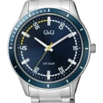 Q&Q Q09A‑002PY men’s wristwatch – classic analog watch with black dial and rose‑gold case, TopTime Shop Kenya
