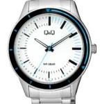 Q&Q Q09A‑003PY men’s wristwatch – classic analog watch with black dial and rose‑gold case, TopTime Shop Kenya