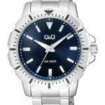 Q&Q Q43B‑001PY men’s wristwatch – classic analog watch with black dial and rose‑gold case, TopTime Shop Kenya