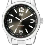 Q&Q Q888J205Y men’s wristwatch – classic analog watch with silver case and blue dial, TopTime Shop Kenya