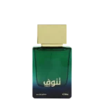 Tanuf perfume bottle, spicy oud fragrance