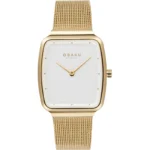 Obaku Tern Lille Gold ladies’ wristwatch – gold‑tone stainless steel case and bracelet with minimalist white dial, TopTime Shop Kenya