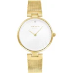 Obaku Diamant Gold ladies’ wristwatch – gold‑tone stainless steel case and bracelet with crystal‑accented dial, TopTime Shop Kenya
