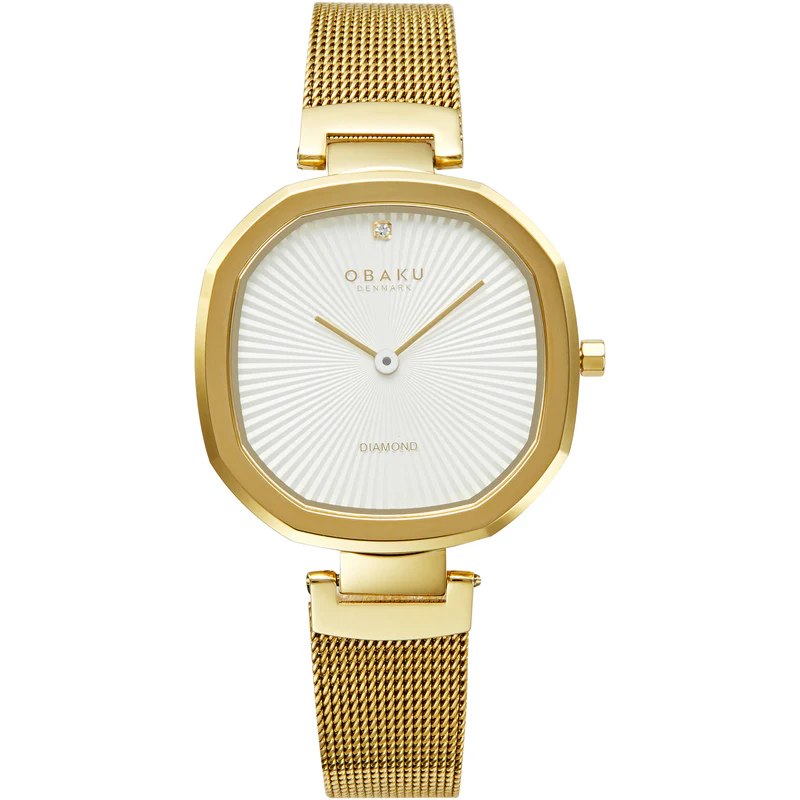 Obaku Brilliant Gold ladies’ wristwatch – gold‑tone stainless steel case and bracelet with minimalist dial, TopTime Shop Kenya Obaku Brilliant Gold ladies’ wristwatch – gold‑tone stainless steel case and bracelet with minimalist dial, TopTime Shop Kenya