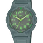 Q&Q V31A‑006VY men’s wristwatch – rugged analog watch with black dial and yellow accents, TopTime Shop Kenya