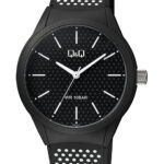 Q&Q VR28J041Y men’s wristwatch – rugged analog watch with silver case and black dial, TopTime Shop Kenya
