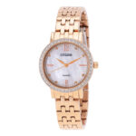 Citizen Quartz EL3103‑57D women’s wristwatch – elegant gold‑tone analog watch with date display, TopTime Shop Kenya