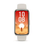 HiFuture Evo2 Beige smartwatch – 1.43″ AMOLED touch display with Bluetooth calling, health & fitness tracking, and beige strap, TopTime Shop Kenya
