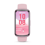 HiFuture Evo2 Pink smartwatch – 1.43″ AMOLED touchscreen with Bluetooth calling, health & fitness tracking, and pink strap, TopTime Shop Kenya