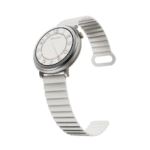 HiFuture Aurora Silver smartwatch – 1.43″ AMOLED touchscreen with Bluetooth calling, health & fitness tracking, and silver strap, TopTime Shop Kenya