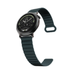 HiFuture Aurora Green smartwatch – 1.43″ AMOLED touchscreen with Bluetooth calling, health & fitness tracking, and green strap, TopTime Shop Kenya