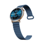 HiFuture Aurora Blue smartwatch – 1.43″ AMOLED touchscreen with Bluetooth calling, health & fitness tracking, and magnetic blue strap, TopTime Shop Kenya