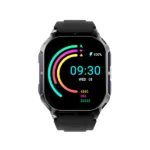 HiFuture Ultra3 Black smartwatch – rugged 2.0″ IPS touchscreen with Bluetooth calling, health & fitness tracking, 100+ sports modes, and black strap, TopTime Shop Kenya