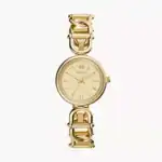 Fossil ES5375 ladies’ wristwatch – gold‑tone stainless steel case with white dial and gold bracelet, TopTime Shop Kenya