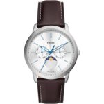 Fossil FS5905 men’s wristwatch – stainless steel case with black dial and silver bracelet, TopTime Shop Kenya