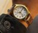 Casio Watches Kenya Edifice EFV-C110L leather strap close-up