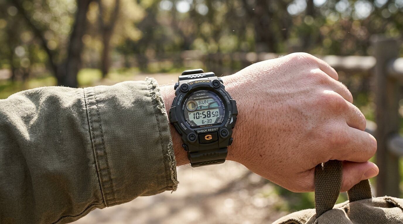 Genuine Casio G-Shock watch worn on wrist Kenya