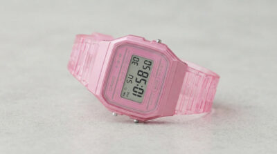 Casio F-91W classic digital watch with resin strap