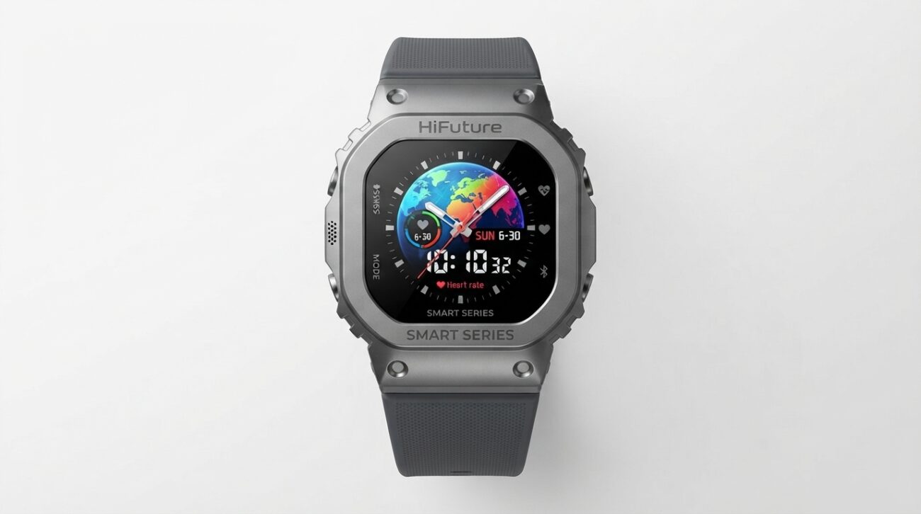 HiFuture smartwatch with colour touchscreen